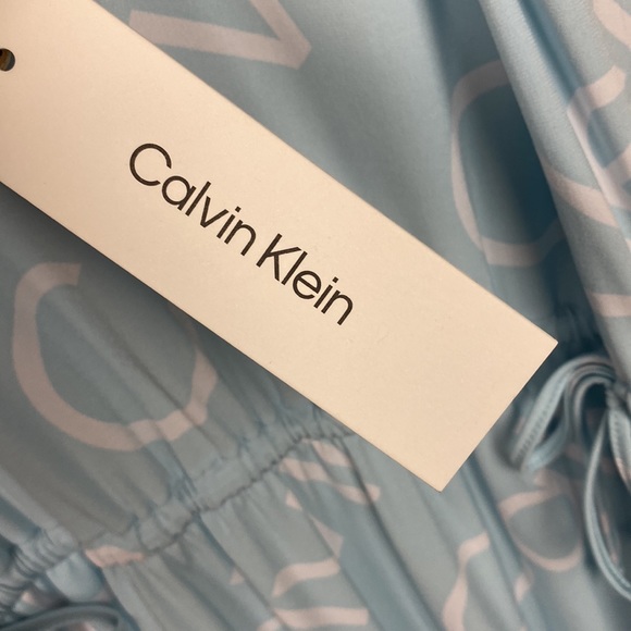 Calvin Klein light blue comfy dress with pockets NWT! - Picture 4 of 13